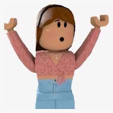 Roblox Bloxburg Girl Gfx Figurine Hd Png Download In 2021 Girl With Brown Hair Roblox Png