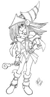 Dark magician yugioh supercoloring pages . Dark Magician Girl Coloring Pages