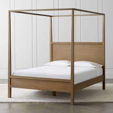 Maybe you would like to learn more about one of these? Keane Driftwood Queen Wood Canopy Bed Reviews Crate And Barrel Tempat Tidur Tidur Minimalis