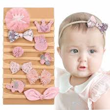 A wide variety of newborn baby hair options are available to you, such as type, material. 10pcs Set Cute Bow Flowers Baby Headbands Turban Soft Elastic Newborn Baby Girl Hairband Baby Hair Accessories Hair Accessories Aliexpress