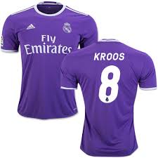 #9 benzema #8 kroos #25 vinicius jr. 16 17 Real Madrid Cf 8 Toni Kroos Dark Purple Away Authentic Soccer Jersey