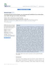 Twila's craig gautreaux takes us to the atchafalaya basin to show how lsu researchers are making a difference in louisiana waters. Pdf Assessing Salvinia Molesta Impact On Environmental Conditions In An Urban Lake Case Study Of Lago Las Curias Puerto Rico