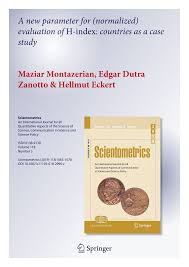 A new parameter for (normalized) evaluation of H-index: countries as a case  study
