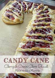 Candy Cane Cherry Danish Recipe Christmas Breakfast Recipe Recipe Using Pillsbury Crescent Rolls Christmas Breakfast