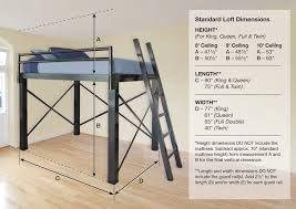 Please keep in mind that the top bunk foot board will have the g. Queen Size Loft Bed With Desk And Stairs Novocom Top