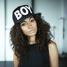 Boy Snapback Baseball Cap Outfit Made Curly Girl Hairstyles Snapback Hairstyles Hats With Short Hair