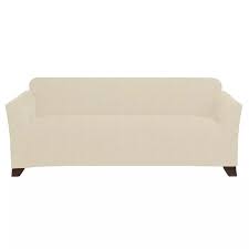 This klippan 2 seater sofa cover includes: Buy Stretch Velour Sofa Slipcover Cream Sure Fit Online In Japan 82274342