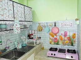 Semua desainnya sederhana dan modern, lo. Desain Dapur Sederhana Sempit Cek Bahan Bangunan