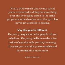 Mandy Martini Chihuailaf's Instagram profile post: “I can't even count how  many times I've trusted someone even though everything inside of me told me  not to. Like my therapist when she said…”