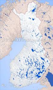 64 00 n, 26 00 e) is located in northern europe, bordering the baltic sea, gulf of bothnia, and the gulf of finland, between sweden and russia. Finland Physical Map