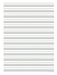 An easy and simple to use tool that all teachers can print and use to help children gain confidence and skill in cursive. Half Lined Handwriting Paper With Shaded Bars By Homeschooling2e