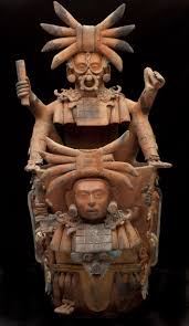 Maybe you would like to learn more about one of these? Incense Burner Stand Depicting The Jaguar God Of The Underworld On His Nightly Journey Through The Underworld The Sun God K I Mayan Art Aztec Art Maya Art