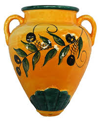 Colourful and stunning designs for home and garden. Cactus Canyon Ceramics Spanish Hand Painted Wall Tinaja Flower Pot Olivas Buy Online In Andorra At Andorra Desertcart Com Productid 26998238