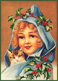 Orenco Originals Holly Girl Frances Brundage Holiday Christmas Counted  Cross Stitch Pattern