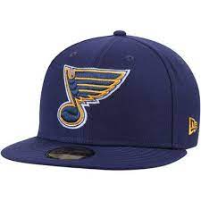 New Era St Louis Blues Navy Team Color 59fifty Fitted Hat Louis Blue Fitted Hats Team Colors