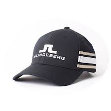 J Lindeberg Golf Aber Tech Stretch Cap Free Size Sports Black Color Golf