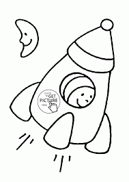 Simple Rocket Coloring Page For Toddlers Transportation Coloring Pages Printables Free Wu Shape Coloring Pages Printable Coloring Pages Space Coloring Pages