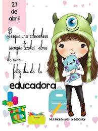 De chile, manuel silva, y la jefa de carrera de pedagogía en educación parvularia, invitan a toda la comunidar a celebrar el día de la educadora de párvulos. Pin De Alejandra Vargas En Ninos Escuela Feliz Dia Del Educador Ninos Escolares Dia De La Educadora