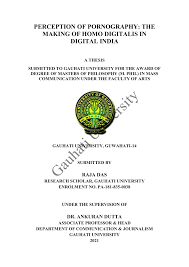 PDF) MPHIL THESIS PORNOGRAPHY & DIGITAL INDIA