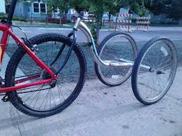 Simple No Weld Bike Trailer In 2020 Bike Cart Bike Trailer Bicycle Trailer