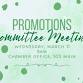 Promotions Committee Meeting