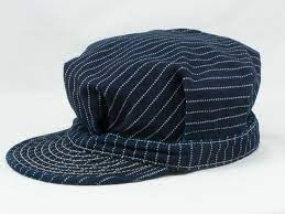 Ihc 1x Iron Heart Engineer S Cap Wabash Hickory And Herringbone Wabash Iron Heart Cap