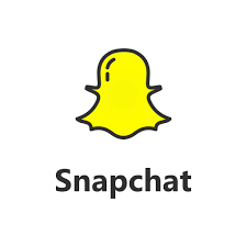 Snapchat, with, text Free Icon - Icon-Icons.com