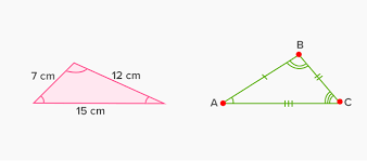 A scalene triangle has no equal length sides. What Is Scalene Triangle Definition Facts Example