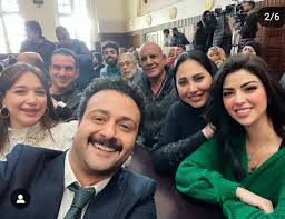 تامر نبيل ينشر صورا جديدة من كواليس مسلسل بيت الرفاعي