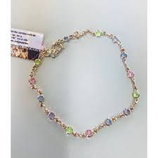 Mix de cascalho de pedras pedras howlita, malaquita, onix. Pulseira Rommanel Pedras Redondas Coloridas 550667 Shopee Brasil