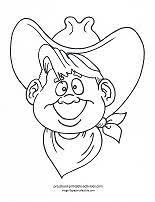 Top 10 cowboy coloring pages for kids: Cowboy Coloring Pages