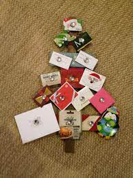 Add a bit of wood glue in between each pencil mark and attach your branches. Holiday Gift Card Tree For Teachers Made With Plywood Boards Gift Card Tree Gift Card Bouquet Gift Card Presentation