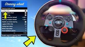 So Easy How To Use A Steering Wheel With Gta 5 Logitech G29 Wheel Youtube