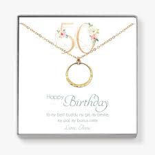 Towels are the same as with dishes. 50th Birthday Gift For Women Best Friend Gift Gold Circle Etsy