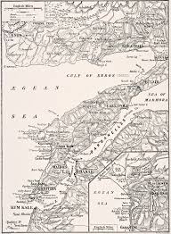 Karte der dardanellen, erster weltkrieg, 1915, um 1920. Detaillierte Karte Von Gallipoli Halbinsel Und Die Dard 77358