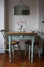 Characterful Rustic Vintage French Kitchen Table With Cutlery Drawer In Pale Pistachio Dining Room Small Dining Room Table Decor Home Decor