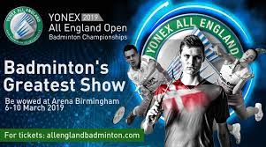 Hello and welcome to our live coverage of the all england badminton championships 2019. Badminton Live All England 2019