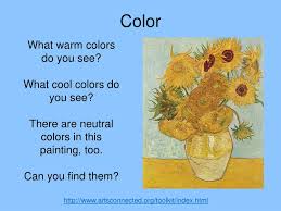 About eight months later van gogh hoped to welcome and to impress gauguin again with sunflowers, now part of the painted décoration for the yellow after gauguin's departure, van gogh imagined the two major versions as wings of the berceuse triptych, and finally he included them in his les xx in. Ppt Van Gogh S Sunflowers Powerpoint Presentation Free Download Id 6387292