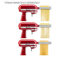 Wheat grinders, larger spiralizers, and pasta rolling and cutting sets all fall in this price range. Kitchenaid Pasta Roller Attachment 3pc Kitchen Warehouse