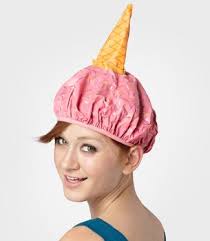 Probably The Easiest Costume Ever Shower Cap Crazy Hats Ice Cream Cone