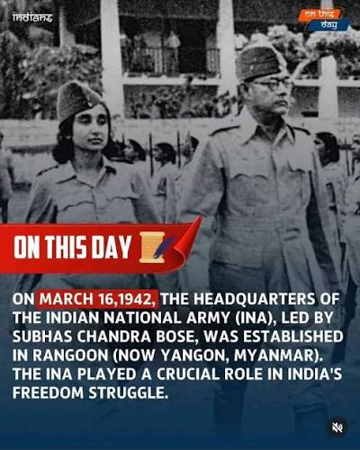 Netaji Subhas Chandra Bose and INA's Role in India's Independence