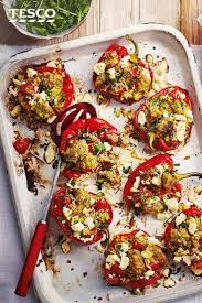 Cheesy Stuffed Peppers Vegetarian Recipes Recipes Stuffed Peppers