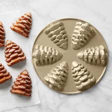 Bundt pan recipe ideas besides cake: Nordic Ware Tree Cakelet Pan Seasonal Cake Pan Williams Sonoma