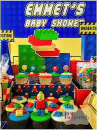 Lego Construction Baby Shower Baby Shower Ideas Themes Games Construction Baby Shower Baby Shower Baby Shower Cupcakes