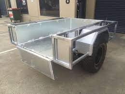 Installing The Sheetmetal Steel Trailer 4wd Diy Duragal Galvanized Galvanised Camper Expedition Off Road Trailer Off Road Camper Trailer Box Trailer