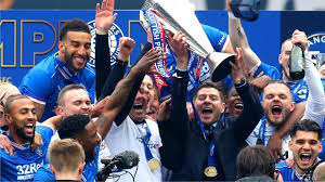 Rangers focused on big trade in. Rangers Lift Trophy After Completing Unbeaten League Season Reaction Live Bbc Sport