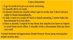 Kerjakanlah soal di bawah ini! Materi Simple Routine Task Beserta Contoh Kalimat Dan Soal Latihan Tantinium Blog