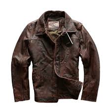 Vintage Genuine Leather Biker Jacket Leather Jacket Leather Jacket Men Mens Jackets