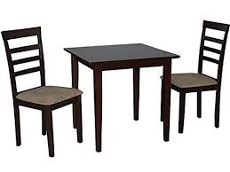 Simple Living Havana 3piece Espresso Brown Wood Dining Set Small Kitchen Table And Chairs For A Perf 3 Piece Dining Set Small Kitchen Tables Upholstered Chairs