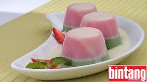 Puding Lapis Fla Vanilla Puding Kue Resep